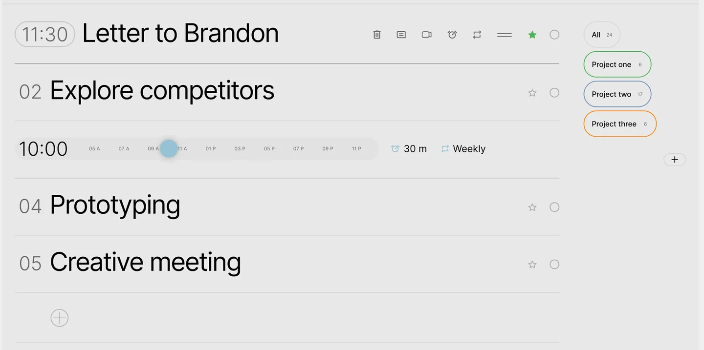 Aimgod web app with the time ruler, the reference the iPhone app had to match