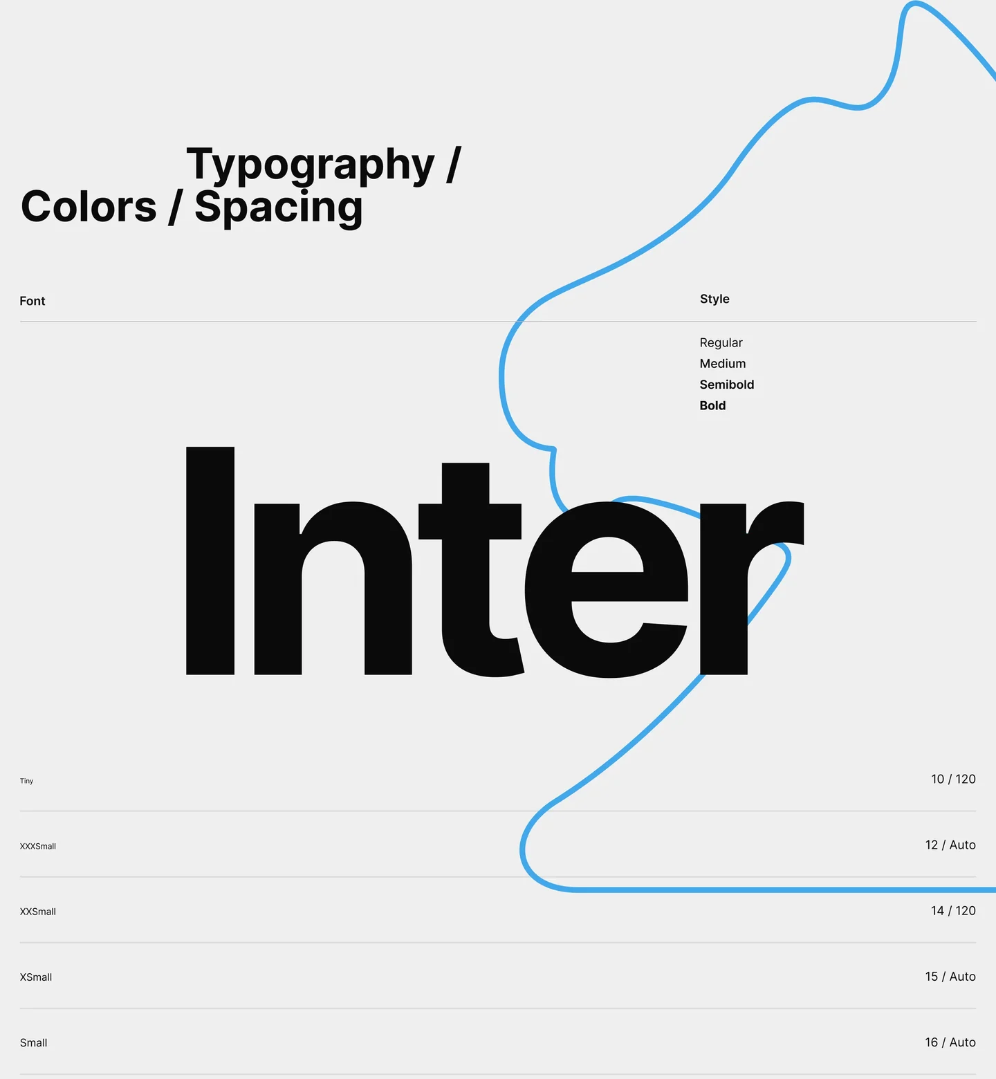 Типографіка, кольори і відступи Spillsjakk на шрифті Inter