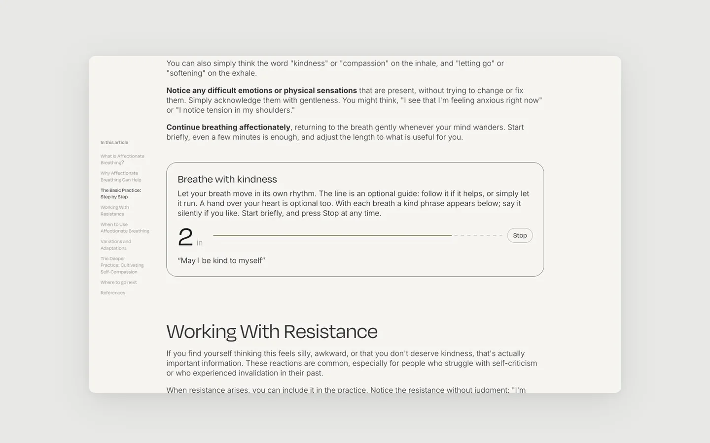 Websites that work like apps: how we turned a therapy blog into a place to practice